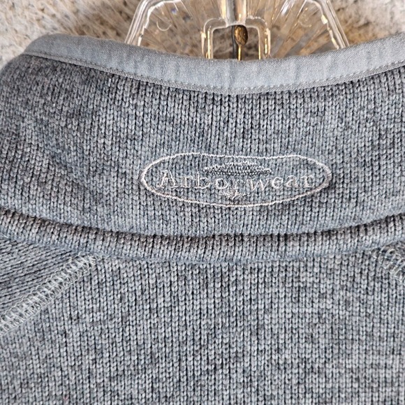 ArborWear Womens Gray 1/4 Zip Pullover Size M Polyester Fleece - Picture 4 of 11